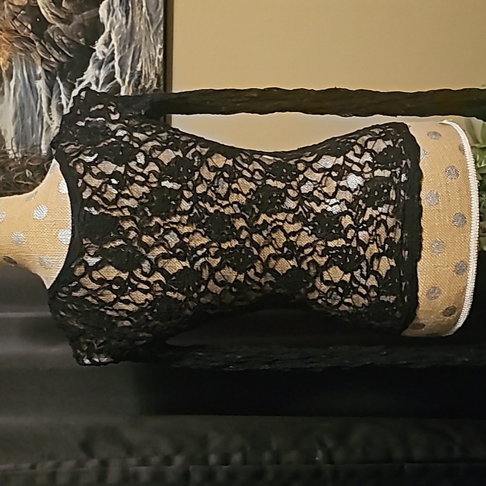 Sexy black lace long sleeve top